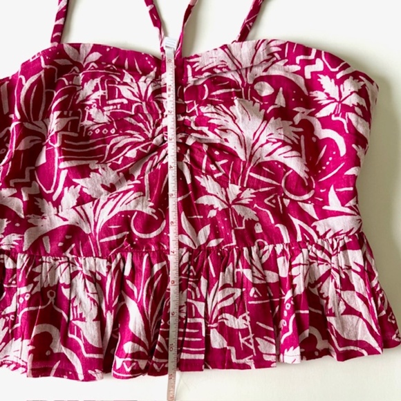 NWT Bila77 Fuchsia Top, Cotton, Size Small - Picture 7 of 14